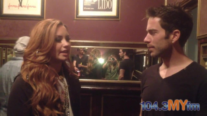 1043 MYfm\'s Ty Bentli with Demi Lovato in LA 1561 1043 MYfm\'s Ty Bentli with Demi Lovato in LA 1561