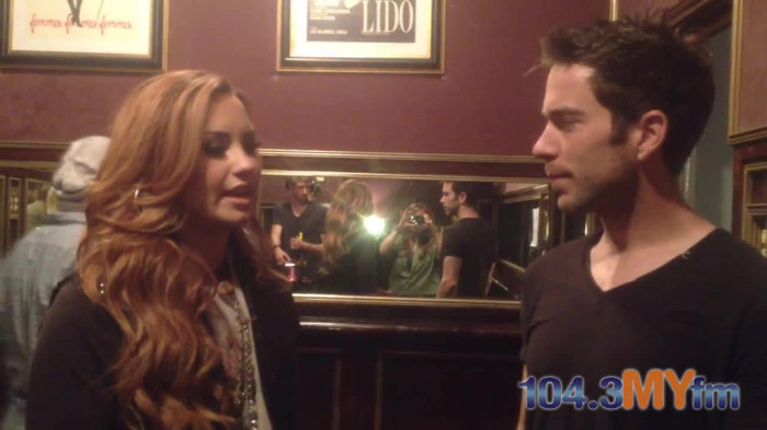 1043 MYfm\'s Ty Bentli with Demi Lovato in LA 1563 - Demi - 1043 MYfm Ty Bentli Part oo3