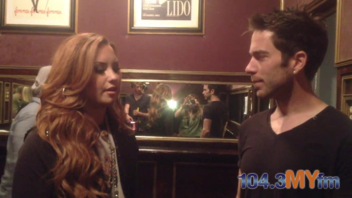 1043 MYfm\'s Ty Bentli with Demi Lovato in LA 1576