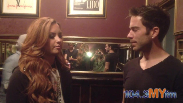 1043 MYfm\'s Ty Bentli with Demi Lovato in LA 1580