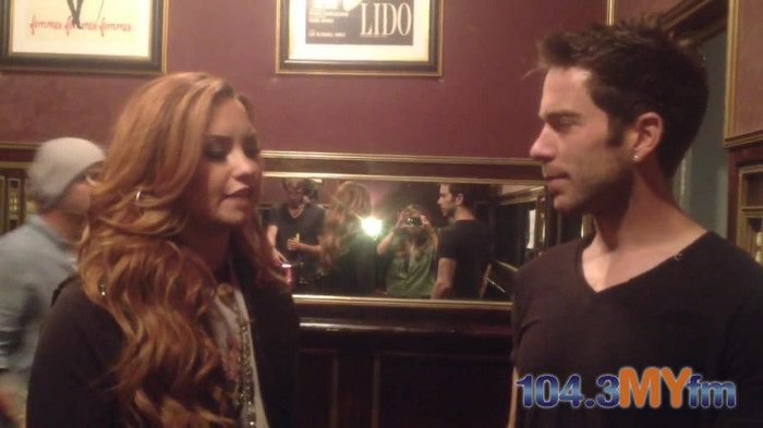 1043 MYfm\'s Ty Bentli with Demi Lovato in LA 1590