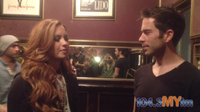 1043 MYfm\'s Ty Bentli with Demi Lovato in LA 1596