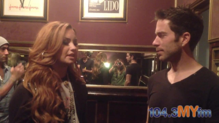 1043 MYfm\'s Ty Bentli with Demi Lovato in LA 1611