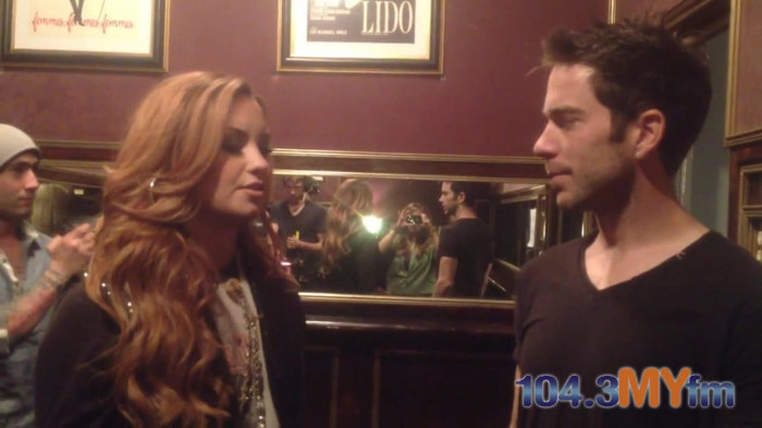 1043 MYfm\'s Ty Bentli with Demi Lovato in LA 1620
