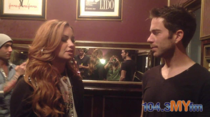 1043 MYfm\'s Ty Bentli with Demi Lovato in LA 1622