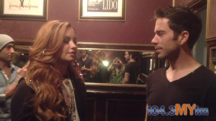 1043 MYfm\'s Ty Bentli with Demi Lovato in LA 1625