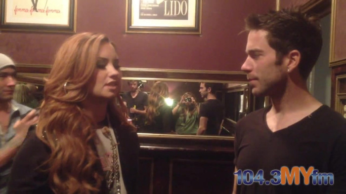 1043 MYfm\'s Ty Bentli with Demi Lovato in LA 1641 - Demi - 1043 MYfm Ty Bentli Part oo3