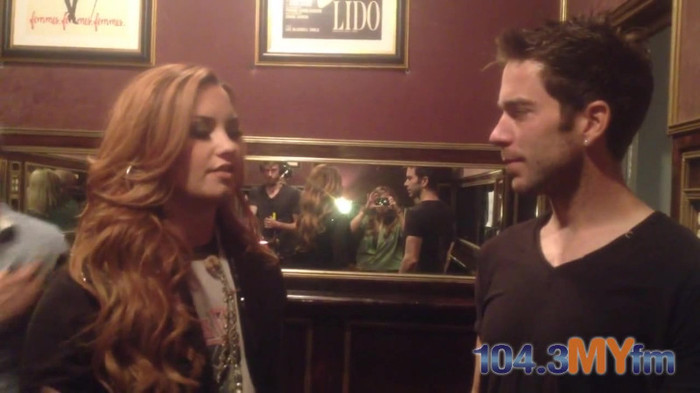 1043 MYfm\'s Ty Bentli with Demi Lovato in LA 1646 - Demi - 1043 MYfm Ty Bentli Part oo3