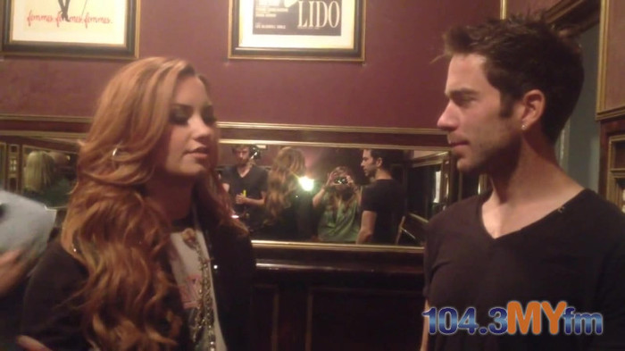 1043 MYfm\'s Ty Bentli with Demi Lovato in LA 1647 - Demi - 1043 MYfm Ty Bentli Part oo3