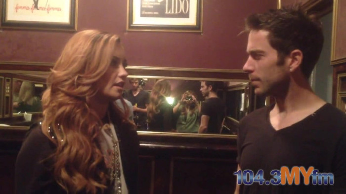 1043 MYfm\'s Ty Bentli with Demi Lovato in LA 1681