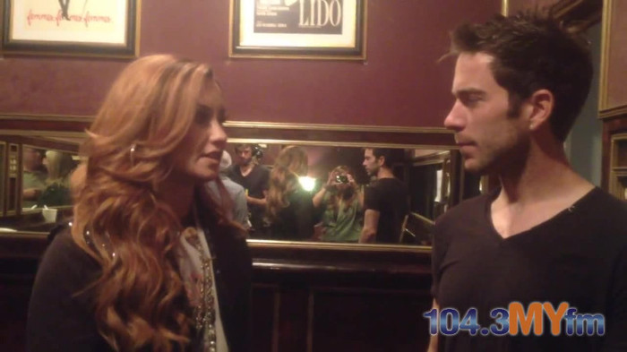 1043 MYfm\'s Ty Bentli with Demi Lovato in LA 1698