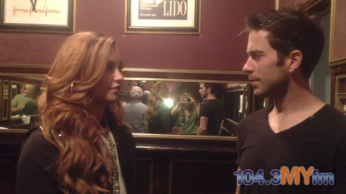 1043 MYfm\'s Ty Bentli with Demi Lovato in LA 1712