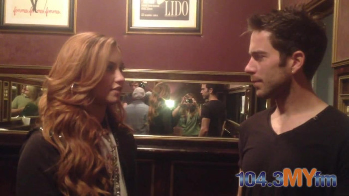 1043 MYfm\'s Ty Bentli with Demi Lovato in LA 1714