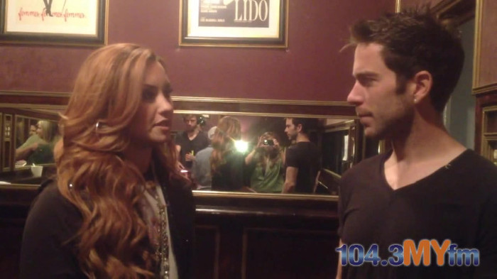 1043 MYfm\'s Ty Bentli with Demi Lovato in LA 1731