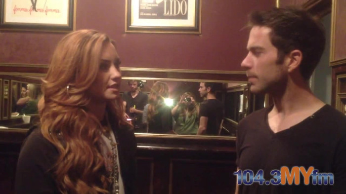 1043 MYfm\'s Ty Bentli with Demi Lovato in LA 1742