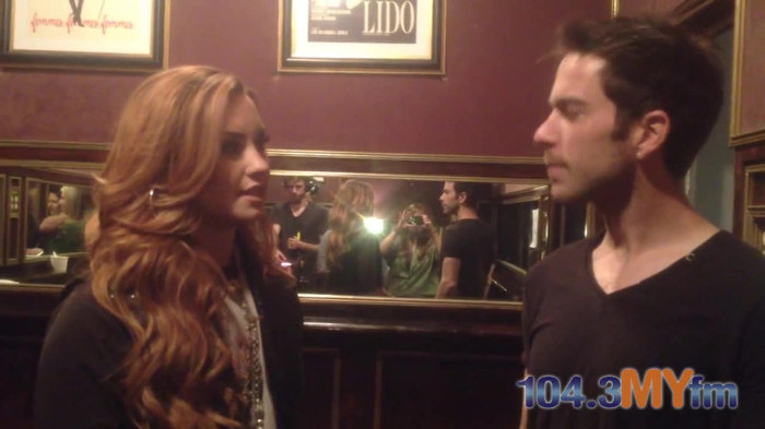 1043 MYfm\'s Ty Bentli with Demi Lovato in LA 1744