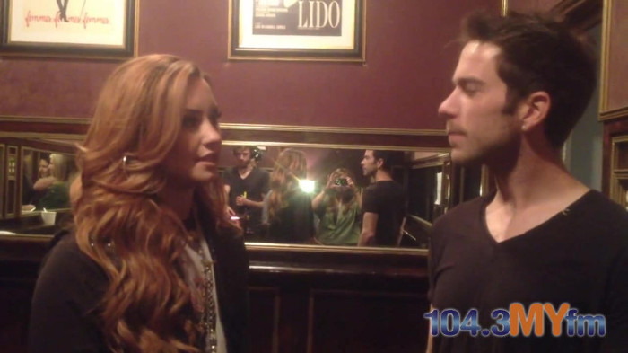 1043 MYfm\'s Ty Bentli with Demi Lovato in LA 1745