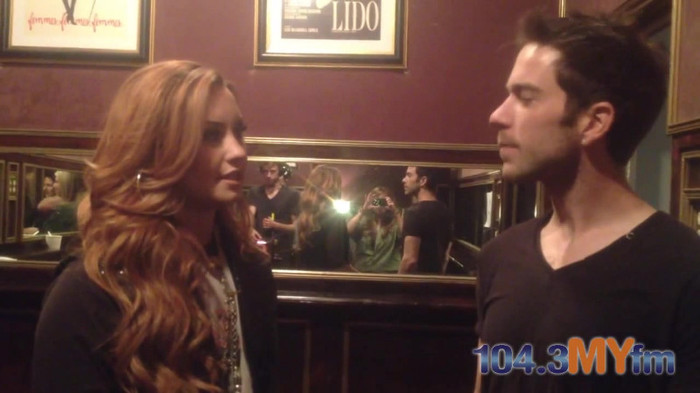 1043 MYfm\'s Ty Bentli with Demi Lovato in LA 1746