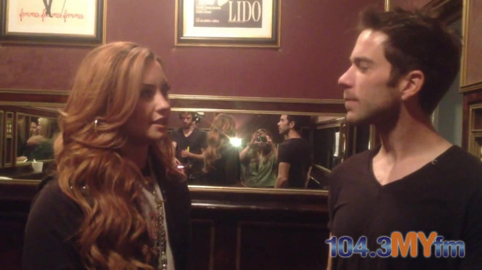 1043 MYfm\'s Ty Bentli with Demi Lovato in LA 1748