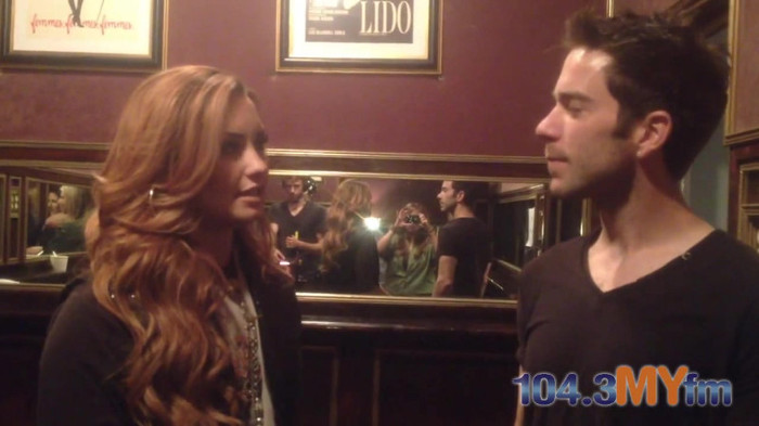1043 MYfm\'s Ty Bentli with Demi Lovato in LA 1751