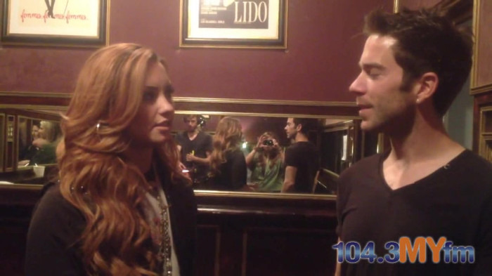 1043 MYfm\'s Ty Bentli with Demi Lovato in LA 1756