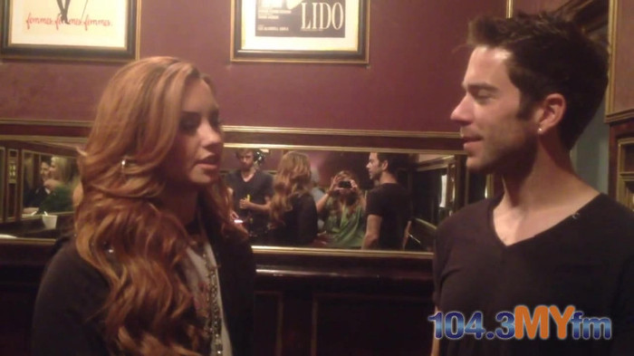 1043 MYfm\'s Ty Bentli with Demi Lovato in LA 1761