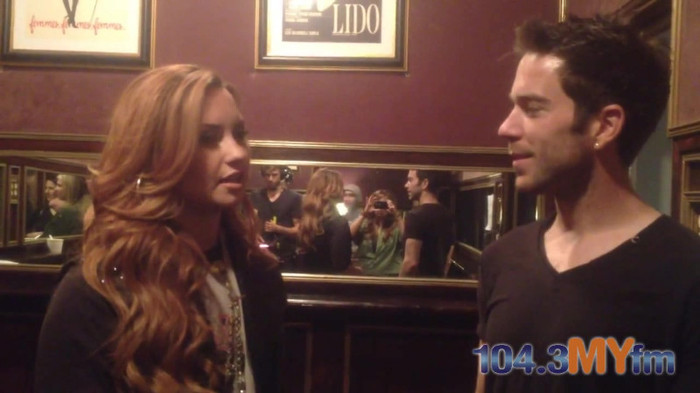 1043 MYfm\'s Ty Bentli with Demi Lovato in LA 1767