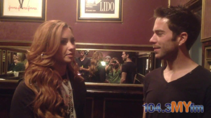 1043 MYfm\'s Ty Bentli with Demi Lovato in LA 1771