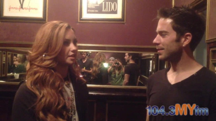 1043 MYfm\'s Ty Bentli with Demi Lovato in LA 1775