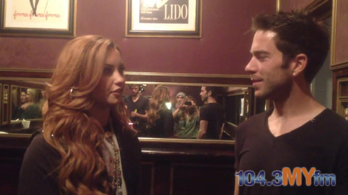 1043 MYfm\'s Ty Bentli with Demi Lovato in LA 1780