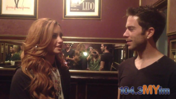 1043 MYfm\'s Ty Bentli with Demi Lovato in LA 1786