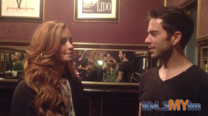 1043 MYfm\'s Ty Bentli with Demi Lovato in LA 1793
