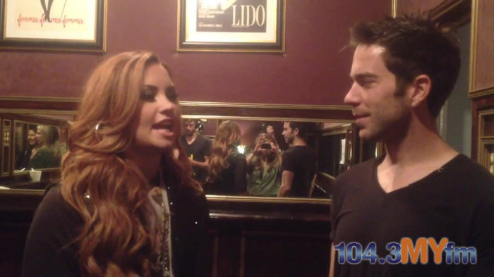 1043 MYfm\'s Ty Bentli with Demi Lovato in LA 1805