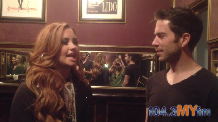 1043 MYfm\'s Ty Bentli with Demi Lovato in LA 1808
