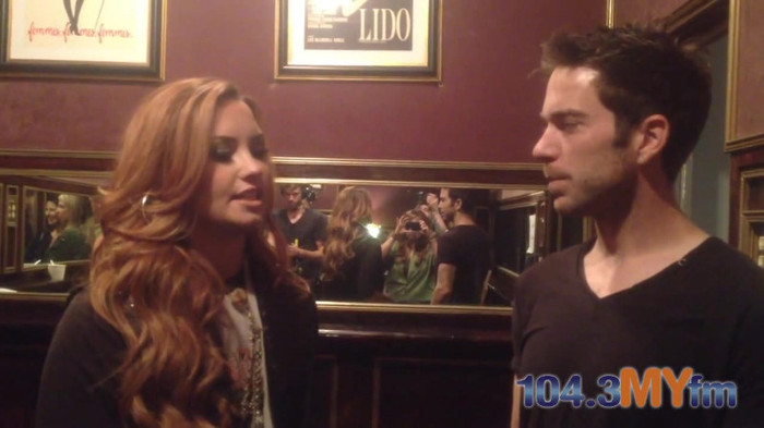 1043 MYfm\'s Ty Bentli with Demi Lovato in LA 1823