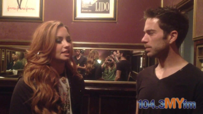 1043 MYfm\'s Ty Bentli with Demi Lovato in LA 1824