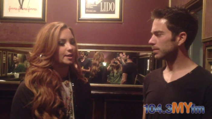 1043 MYfm\'s Ty Bentli with Demi Lovato in LA 1833