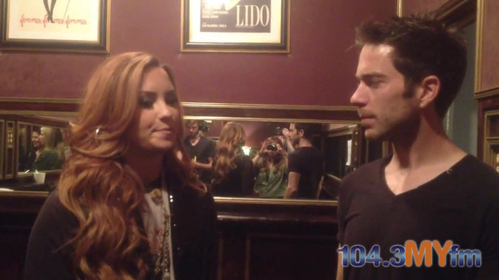 1043 MYfm\'s Ty Bentli with Demi Lovato in LA 1840