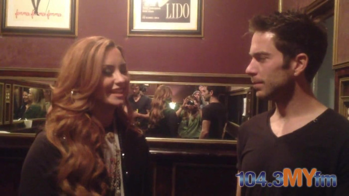 1043 MYfm\'s Ty Bentli with Demi Lovato in LA 1862
