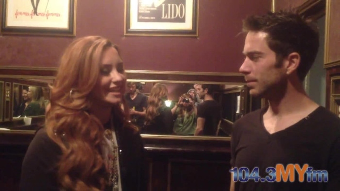 1043 MYfm\'s Ty Bentli with Demi Lovato in LA 1863