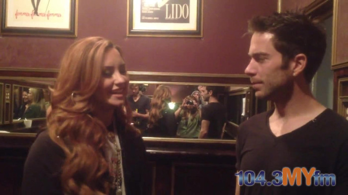 1043 MYfm\'s Ty Bentli with Demi Lovato in LA 1864