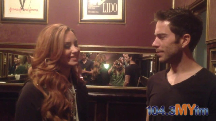 1043 MYfm\'s Ty Bentli with Demi Lovato in LA 1868