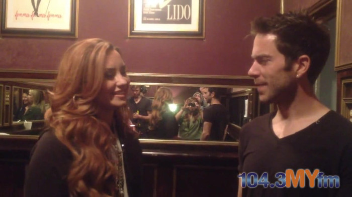 1043 MYfm\'s Ty Bentli with Demi Lovato in LA 1869