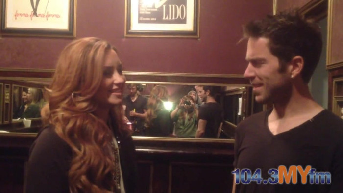 1043 MYfm\'s Ty Bentli with Demi Lovato in LA 1873