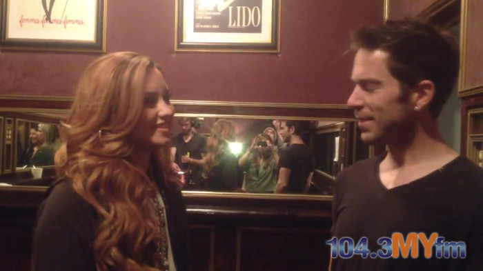 1043 MYfm\'s Ty Bentli with Demi Lovato in LA 1876