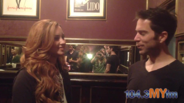 1043 MYfm\'s Ty Bentli with Demi Lovato in LA 1879