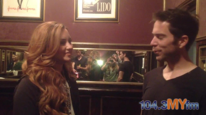 1043 MYfm\'s Ty Bentli with Demi Lovato in LA 1880