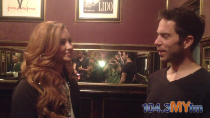 1043 MYfm\'s Ty Bentli with Demi Lovato in LA 1885