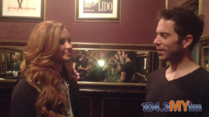 1043 MYfm\'s Ty Bentli with Demi Lovato in LA 1887