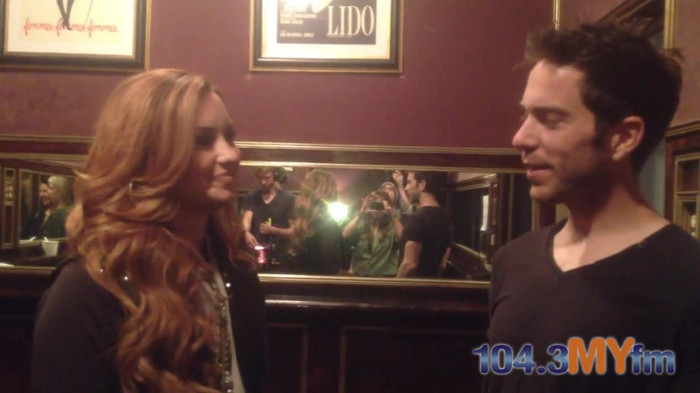 1043 MYfm\'s Ty Bentli with Demi Lovato in LA 1888